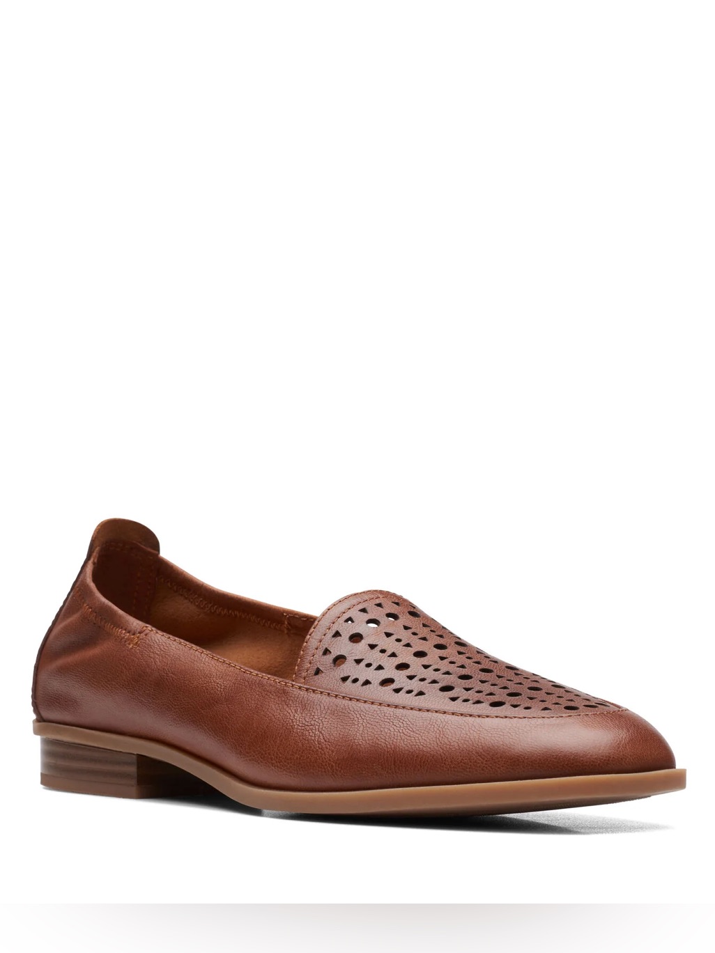 Clarks Sarafyna Sky Leather Loafer In Praline Size 11